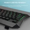 Vertux Radiance Ergonomic Backlit Wired Gaming Keyboard - Image 3