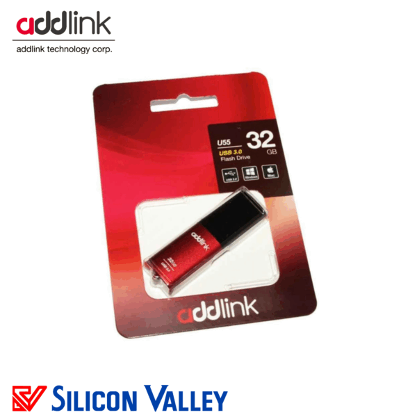 ADDLINK USB FLASH DRIVE (USB 3.0) AD32GBU55R3 RED